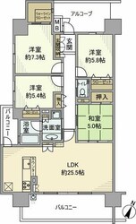 エルグランデ刈谷東陽の物件間取画像